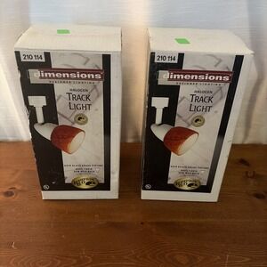 Hampton Bay Dimension Track Lighting Halogen Light GU10 Glass Shade 210 114 (2)